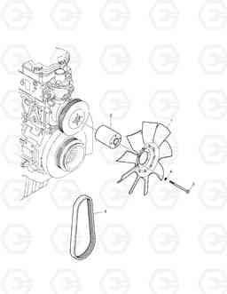 025 COOLING FAN DX225LC, Doosan