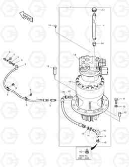 1190 SWING MOTOR DX225LC, Doosan