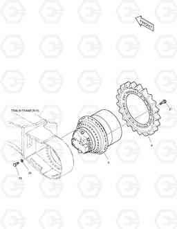 2110 TRAVEL DEVICE DX225LC, Doosan