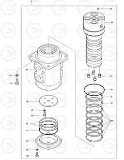 2160 CENTER JOINT DX225LC, Doosan