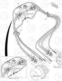 2180 TRAVEL PIPING DX225LC, Doosan