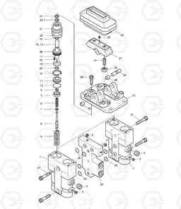 4210 PEDAL VALVE DX225LC, Doosan