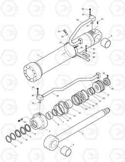 4230 BOOM CYLINDER - L.H. DX225LC, Doosan