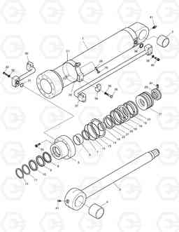 4280 BUCKET CYLINDER - ARM 2.4m DX225LC, Doosan