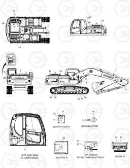 5130 NAME PLATE - EXPORT DX225LC, Doosan