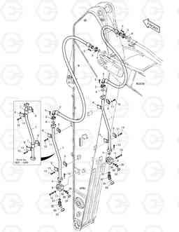 6740 ARM PIPING - ARM 3.5m(ONE & TWO WAY) DX225LC, Doosan