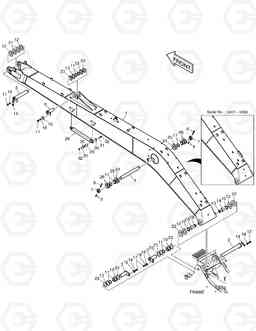 6900 BOOM - 8.5m DX225LC, Doosan