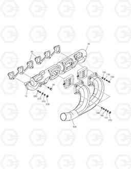 017 INTAKE MANIFOLD TXC300LC-2, Doosan