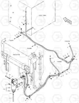 1200 FUEL PIPING TXC300LC-2, Doosan