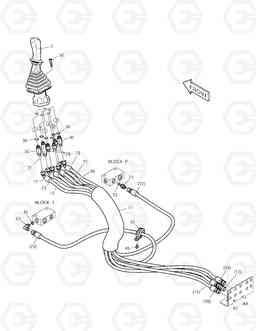 1350 PILOT PIPING(6) TXC300LC-2, Doosan