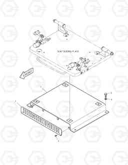 1410 SEAT PLATE TXC300LC-2, Doosan