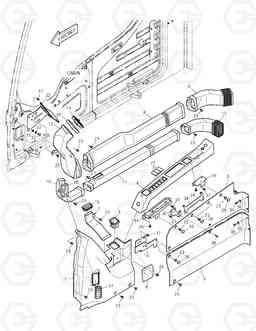 1430 DUCT COVER TXC300LC-2, Doosan