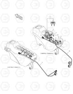 1690 ELECTRIC PARTS - CONTROL STAND TXC300LC-2, Doosan