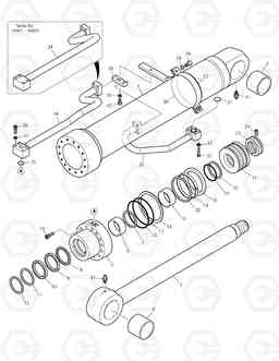 4230 BOOM CYLINDER - L.H TXC300LC-2, Doosan