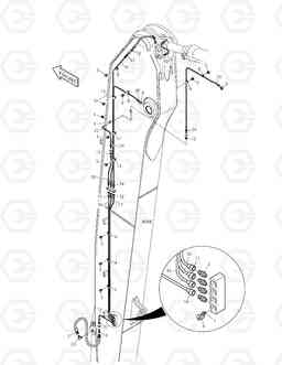 6530 LUBRICATION PIPING - ARM 7m TXC300LC-2, Doosan