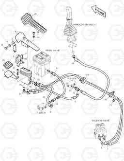 6570 PILOT PIPING(2)-ROTATING TXC300LC-2, Doosan