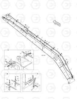 6800 BOOM PIPING - BOOM 10m(ROTATING) TXC300LC-2, Doosan