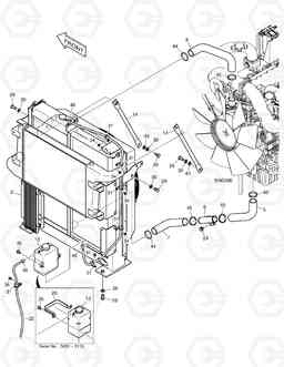 1130 RADIATOR MOUNTING DX255LC(ERP), Doosan