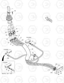 1330 PILOT PIPING(6) DX255LC(ERP), Doosan