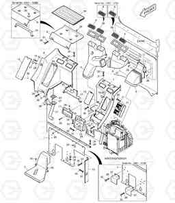 1430 HEATER COVER DX255LC(ERP), Doosan