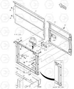 1580 SIDE DOOR - R.H DX255LC(ERP), Doosan