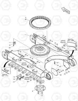 2100 TRACK FRAME DX255LC(ERP), Doosan