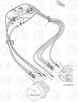 2180 TRAVEL PIPING DX255LC(ERP), Doosan