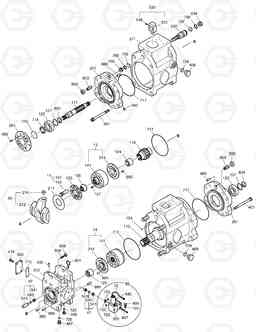 4100 MAIN PUMP DX255LC(ERP), Doosan