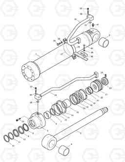 4230 BOOM CYLINDER - L.H. DX255LC(ERP), Doosan