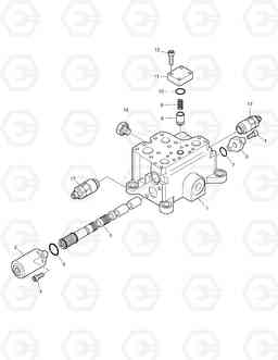 4380 CONTROL VALVE-ARTI.BOOM DX255LC(ERP), Doosan