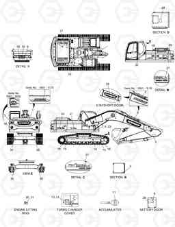 5150 DECAL - EUROPE DX255LC(ERP), Doosan