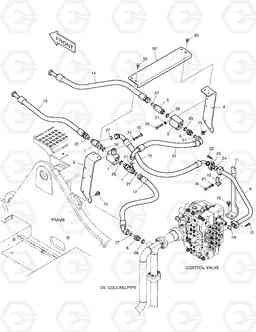 6110 MAIN PIPING - ONE WAY DX255LC(ERP), Doosan