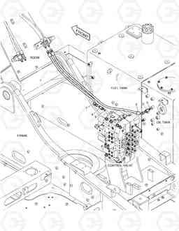 6430 PILOT PIPING - ARM LOCK V/V DX255LC(ERP), Doosan