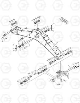 6570 BOOM - 5.3m DX255LC(ERP), Doosan