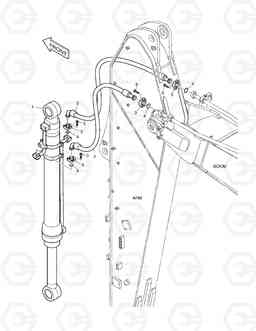 6780 ARM PIPING - ARM 3.5m DX255LC(ERP), Doosan