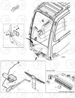 7020 LOWER WIPER DX255LC(ERP), Doosan