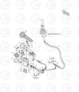 7110 PILOT PIPING(2) - ARTI. BOOM DX255LC(ERP), Doosan