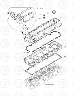 008 CYLINDER HEAD COVER TXC340LC-2, Doosan