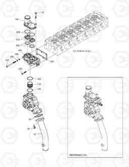 013 COOLING WATER PIPE & THERMOSTAT TXC340LC-2, Doosan