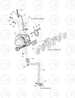 018 TURBO CHARGER TXC340LC-2, Doosan