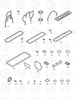 035 OVER HAUL GASKET KIT - ALL TXC340LC-2, Doosan