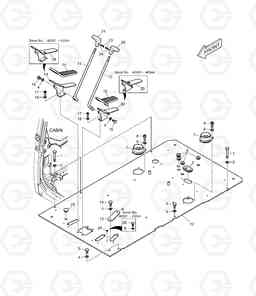 1510 FLOOR PLATE TXC340LC-2, Doosan