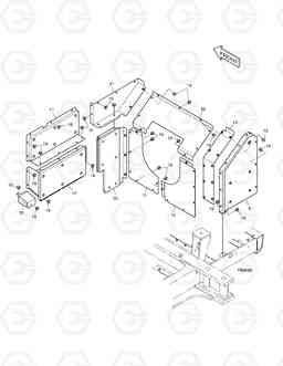 1570 BAFFLE TXC340LC-2, Doosan