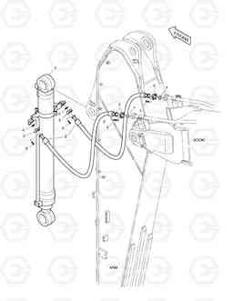 3140 ARM PIPING - ARM 3.2m TXC340LC-2, Doosan