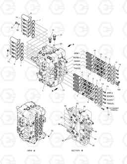 4190 CONTROL VALVE(2) TXC340LC-2, Doosan