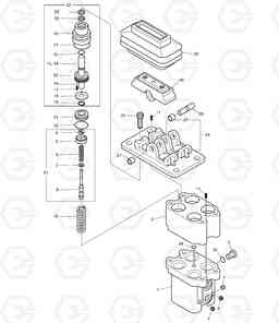 4221 PEDAL VALVE TXC340LC-2, Doosan