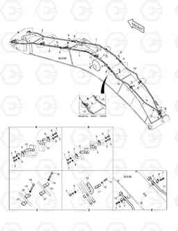 6310 BOOM PIPING - ROTATION TXC340LC-2, Doosan