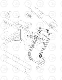 6600 PATTERN CHANGE PIPING(1) TXC340LC-2, Doosan