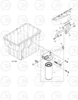 010 OIL FILTER DX520LC, Doosan