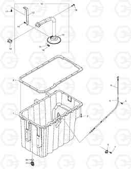 012 OIL PAN DX520LC, Doosan